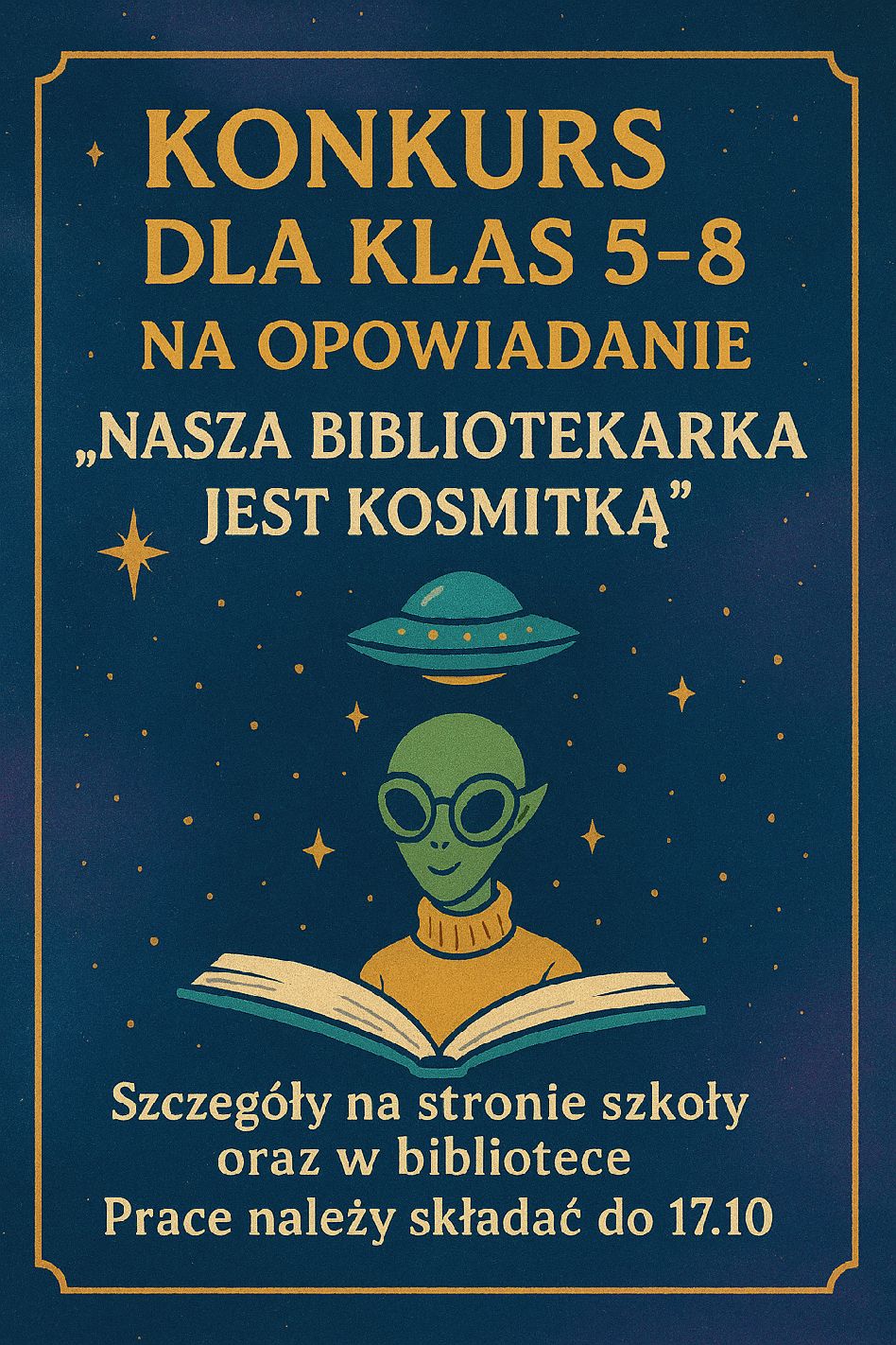 plakat informujący o konkursie