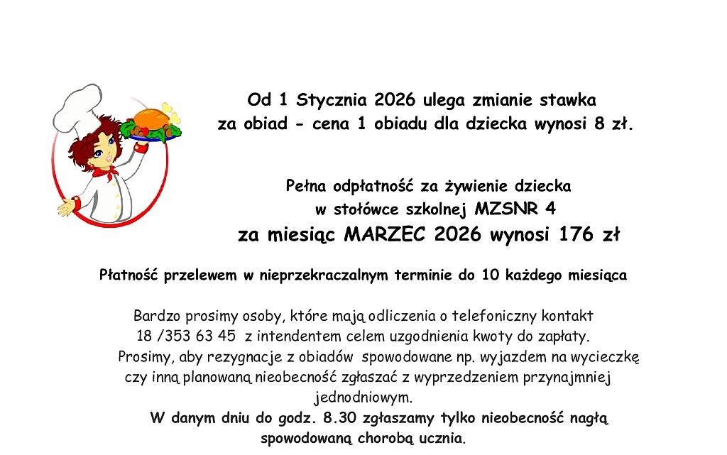 Informacja o płatności