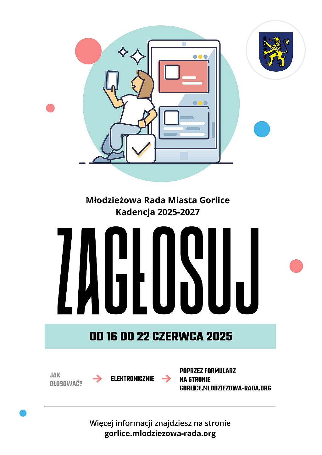 Napis " zagłosuj"