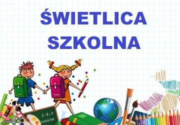 Informacja o zapisach do świetlicy szkolnej MZS 4 na rok szkolny 2024/2025